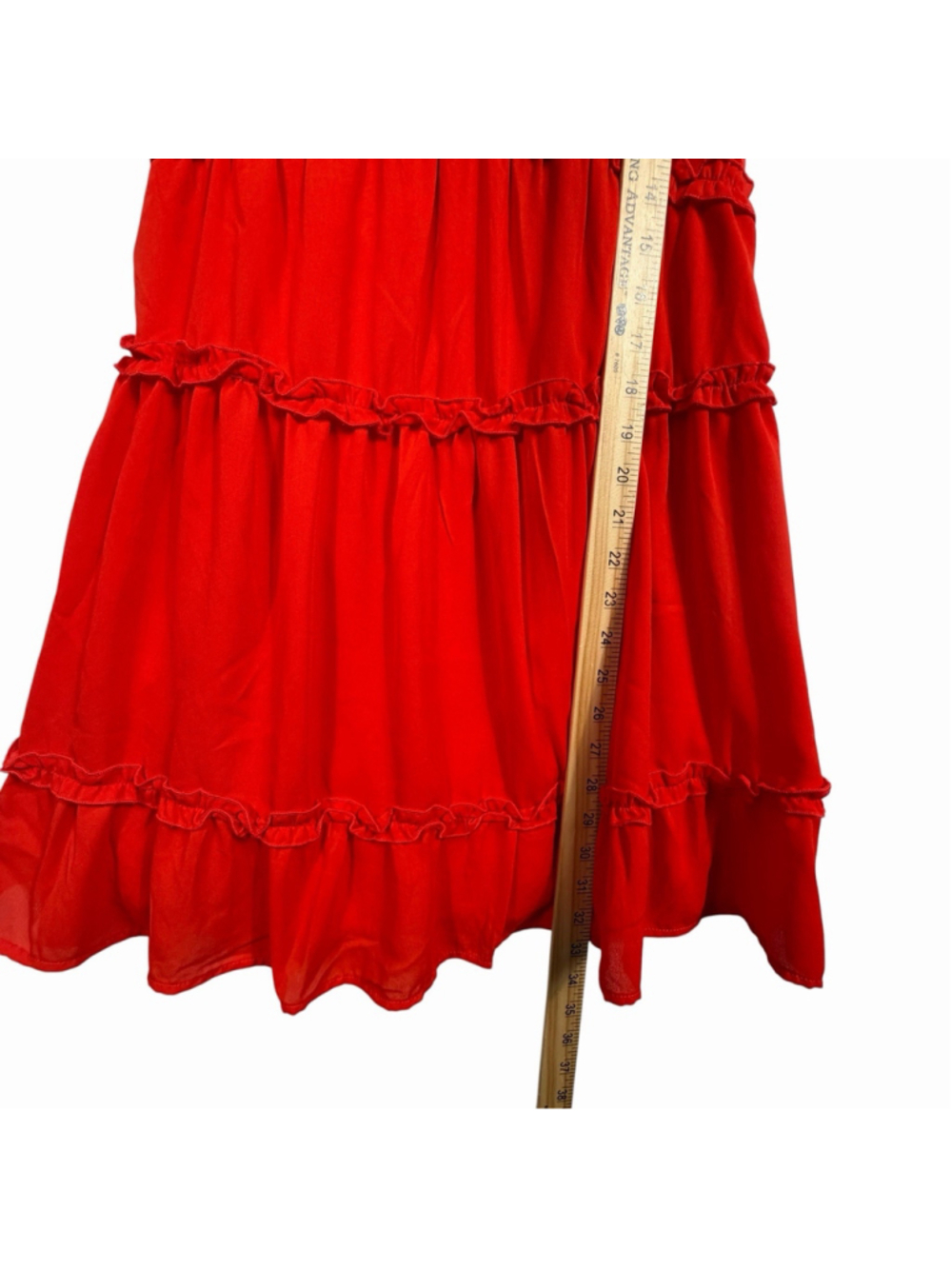 Trixxi Mini Dress Ruffle Tiered Romantic Feminine Women's Size Small NWT - Picture 8 of 8